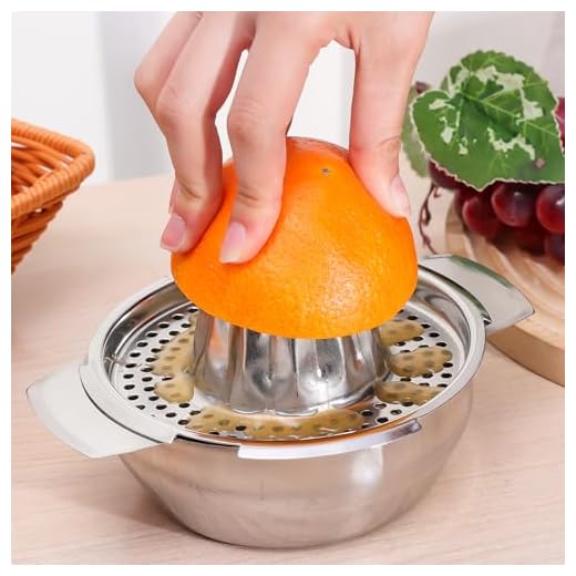 304 Stainless Steel Fruit Lemon Orange Manual Juicer Household Kitchen Small Creative Hand Juicer