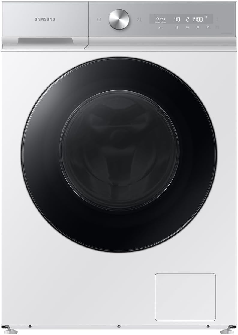 Samsung Front Load Washing Machine With Dryer, 11.5KG/8KG Capacity, White, AI Ecobubble™, AI Wash, QuickDrive™, WD11BB904DGHGU, 10 Year Manufacturer Warranty on Digital Inverter Motor (UAE version)