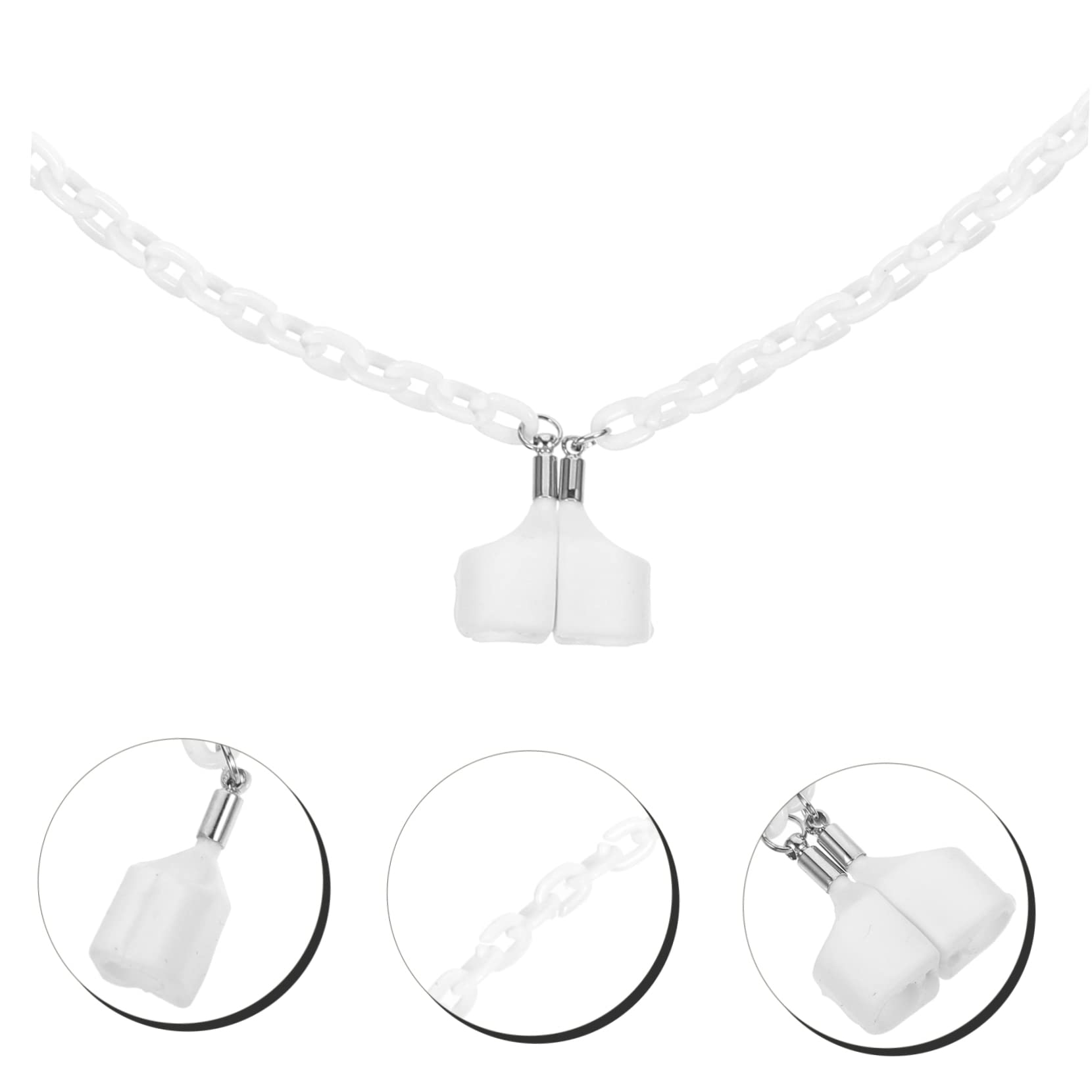 Uonlytech 5piezas Cadena Antipérdida Para Auriculares Correa De Cuello Unisex Accesorio Para Auriculares Inalámbricos Diseño Práctico y Duradero