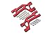 Aluminum Rear Upper Arm For 1/10 Tamiya DT-03-1Pr Red