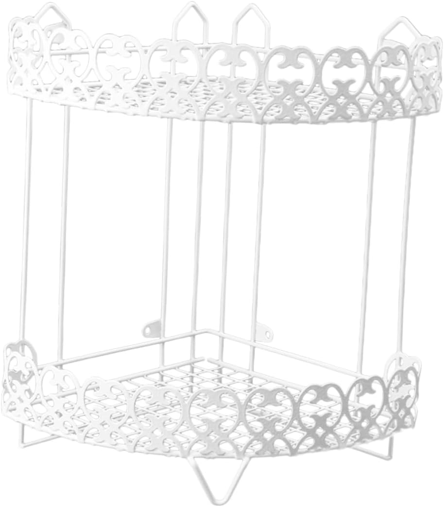 BESTOYARD Bathroom Rack Shelf Toilet Rack Toilet Corner Shelf Home Bathroom Wall-Mounted Storage