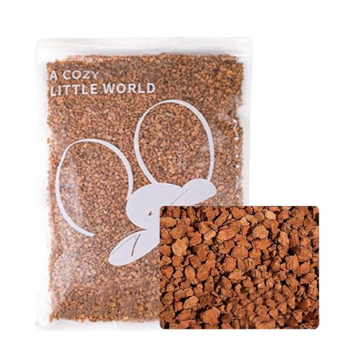 Zuasdvnk Ropa de cama de jaula de hámster, ropa de cama natural para mascotas con control de olores para animales pequeños, accesorios cómodos de decoración de hábitat, de jaula de hámsters para