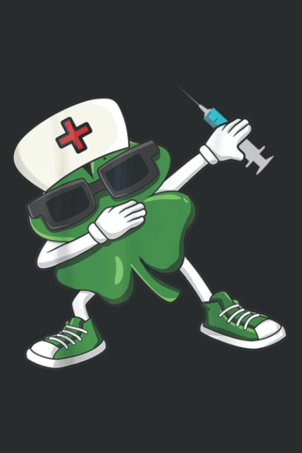 Dabbing Shamrock St Patrick S Day Nurse Nursing: Lined Ruled Journal Notebook with 6x9 inches, 120 Pages