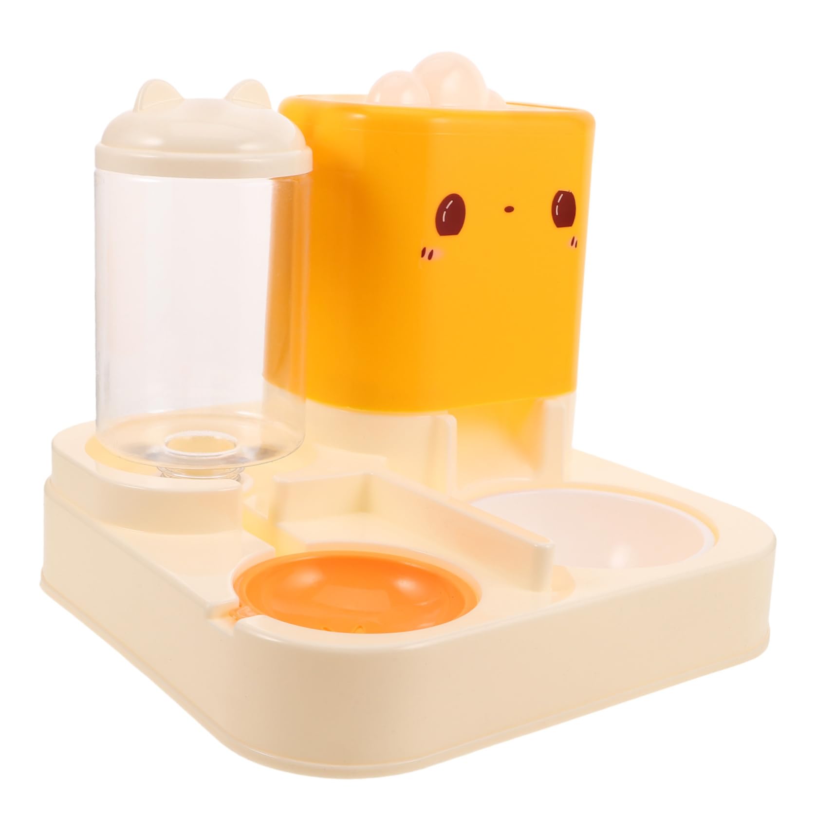 VICASKY Mangeoire et Abreuvoir pour Chat Gamelle Double pour Chaton Distributeur Automatique Eau pour Chat Station Alimentation