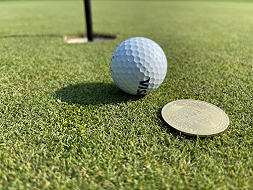 Large Bitcoin Golf Ball Marker Set — 3 Big Coins (Gold, Silver, Copper), Unique Gift for Men & Women, Custom Ball Markers, No Hat Clip Included. - image 4