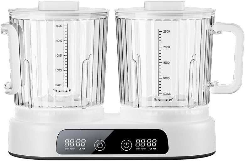 Underwear Washing Machine, Upgrade 2.5L*2 Dual cup Large Capacity Portable Mini Washing Machine