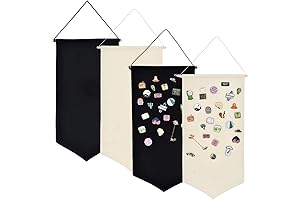 Homaisson 4 Pcs Enamel Pin Banner: Effortlessly Showcase Your Pin Collection