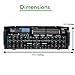 Technical Pro 3000 Watts Professional Mic Mixing Amplifier w/USB SD Card Inputs, Bluetooth Compatibility, Built-in Dual 10 Band Equalizers, for Karaoke Audio Home Stereo Receiver Box System