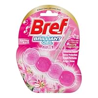 Bref Brilliant Gel Spring Rain, Rim block Toilet Cleaner 42g
