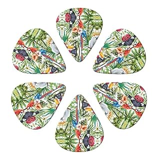Toucans Lot de 6 médiators pour guitare acoustique, guitare électrique, basse, ukulélé - Les Beatles, Paul McCartney, John Lennon, RIngo Starr, George Harrison Toucans Lot de 6 médiators pour guitare acoustique, guitare électrique, basse, ukulélé – Image 4