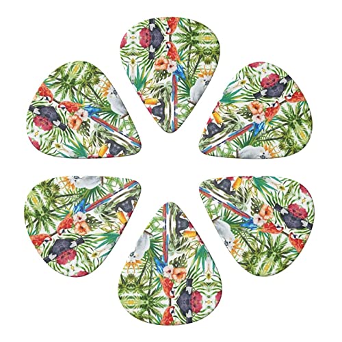 Toucans Lot de 6 médiators pour guitare acoustique, guitare électrique, basse, ukulélé - Les Beatles, Paul McCartney, John Lennon, RIngo Starr, George Harrison Toucans Lot de 6 médiators pour guitare acoustique, guitare électrique, basse, ukulélé – Image 5