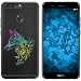 Produktbild PhoneNatic Case kompatibel mit Huawei Honor 8 Pro Silikon-Hülle Floral Fuchs M1-4