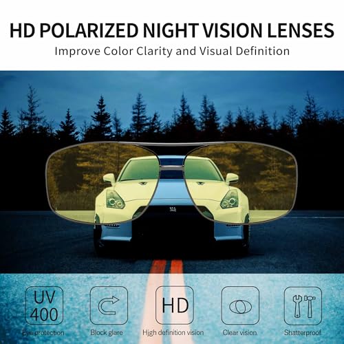 Image of SUNGAIT UV protection Ultra Lightweight Rectangular Polarized Sunglasses