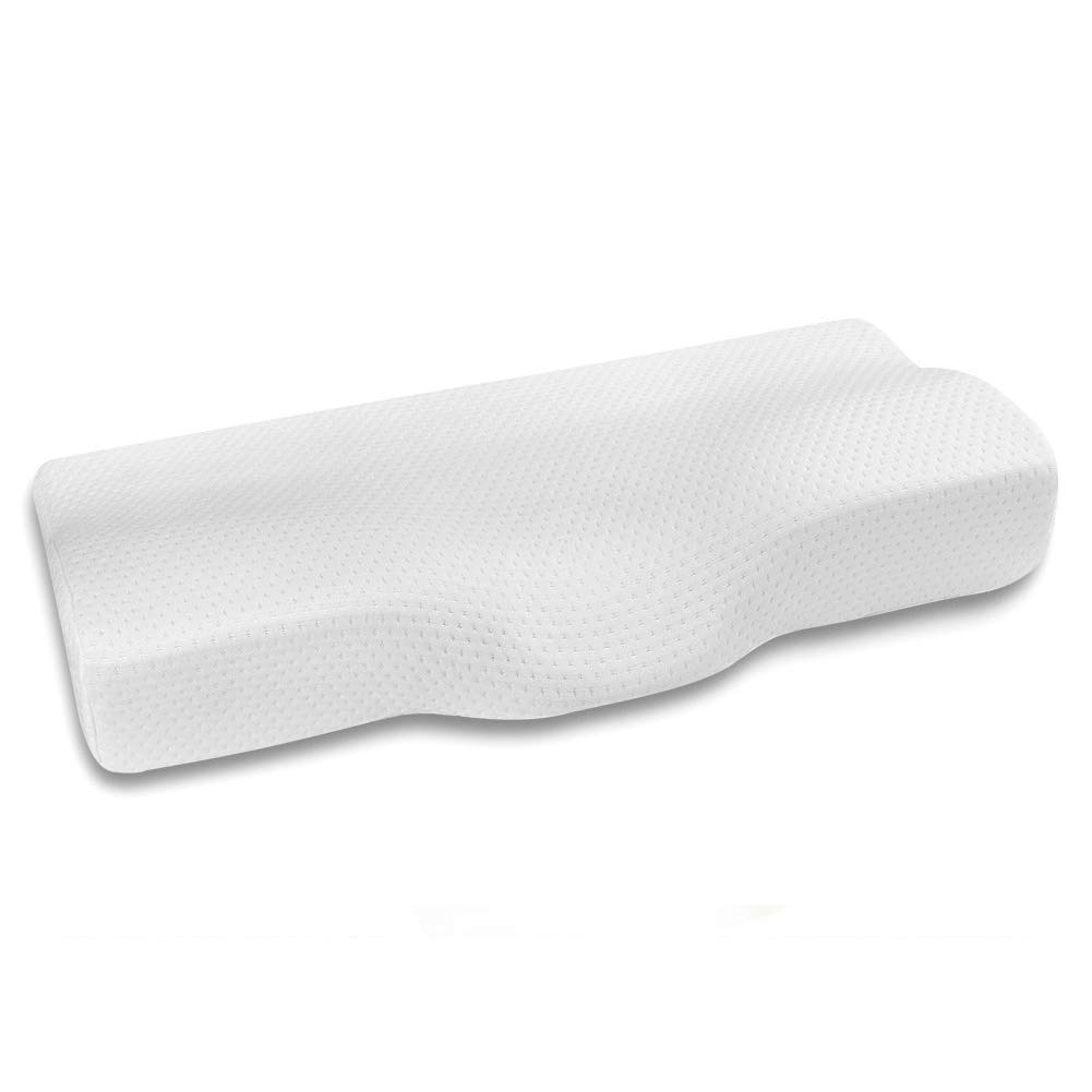 Buy LLGDDAMQ Highdensity White Memory Foam Bed Pillow Cervical Pillow