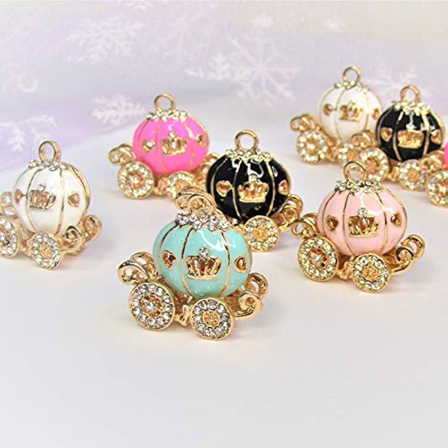 Amazon | 馬車パーツ ゆめかわパーツ カボチャの馬車 チャーム