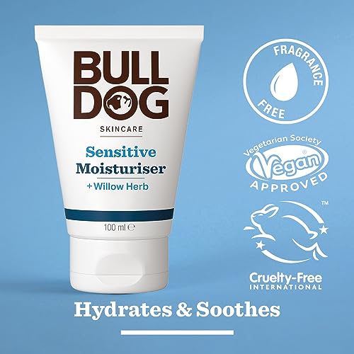 BULLDOG Huidverzorging - Gevoelige Moisturiser voor mannen, Groene thee, 100ml - Afbeelding 3