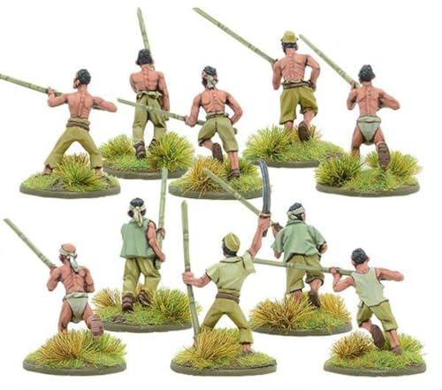 Escuadrón de Lanceros Japoneses con Lanza de Bambú miniatura 3