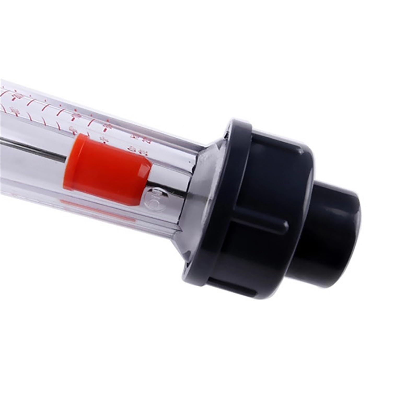 Medidor de flujo de agua líquida rotámetro rotermetro tubería UPVC 1 Uds | Caudalímetro de flotador de plástico(DN32(0.6-6 KG))