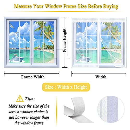 Zanzariera Magnetica Finestra, Traspirante Tenda