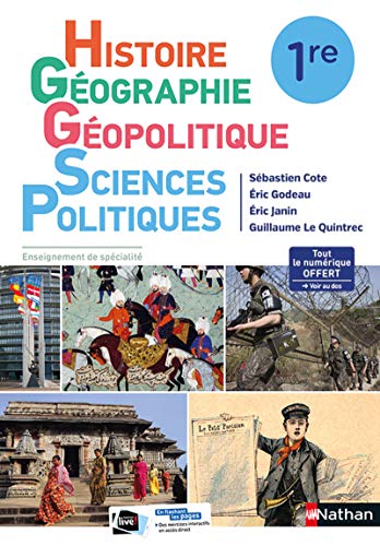 Télécharger Histoire-Géographie, Géopolitique, Sciences Politiques (HGGSP) 1re - manuel élève (nouveau progr PDF