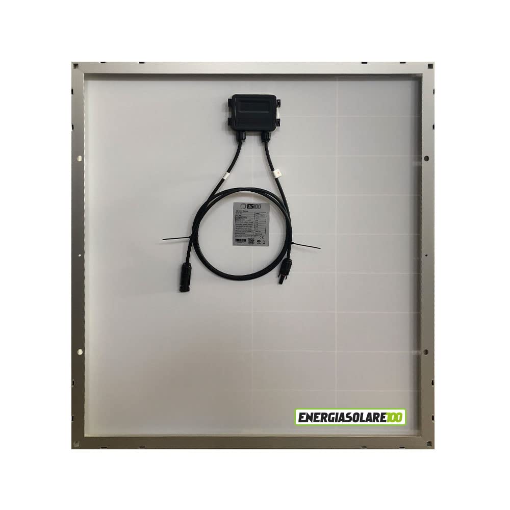 Pannello Solare Fotovoltaico 80W 12V Camper Barca Giardino impianto Baita + Ebook