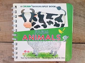 Hardcover Farm Animals Book