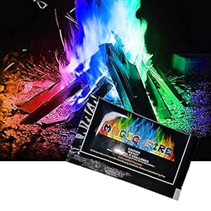 Vlamkleurstof Levendige Langdurige Vlamkleurwisselaar Magische Vlammen Kleurrijke Vuurpakketten Mystieke…