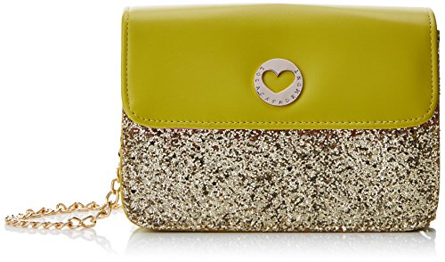 LOLA CASADEMUNT Conakry, Bolso de Mano para Mujer, Dorado (Dorado), 4x14x20 cm (W x H x L)