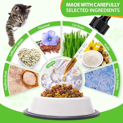 NKKOBSLE Anti-Hairball für Katzen, Cat Hairball Behandlung, fördert die natürliche Passage von Haarballen, Hairball Leckereien für Katzen, zu verhindern und zu entfernen Hairballs