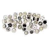 Pearl Cover Up Brooch Buttons Set, Mini Brooch Pin Badges Cover Up Buttons for Women Shirts,Dresses,Cardigan Collar Safety Pins,Cuff Links,Clothing Bags Accessories Supplies DIY Crafts (Mix)