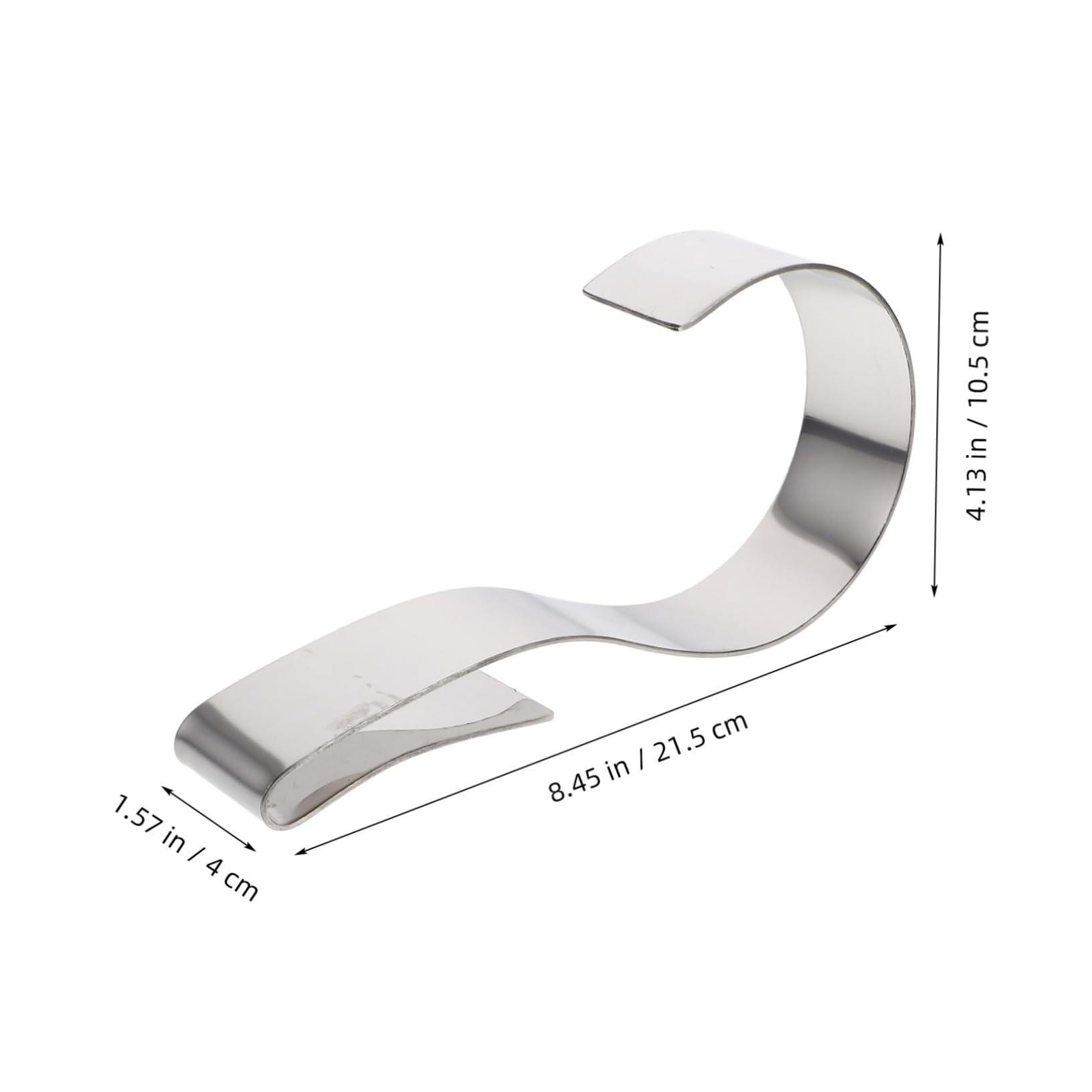 VANZACK Metal Belt Display Stand for Closet Organization S Shaped Rack for Men and Women for Store Display Home Use Belt Organizer Holder