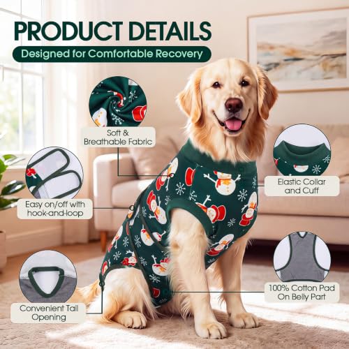 Image of Kuoser Recovery Suit for Dogs After Surgery, Female Dog Onesie for Surgery