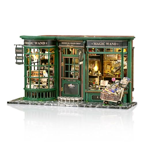 GuDoQi DIY Miniature House Kits, DIY Miniature Dollhouse Kit with