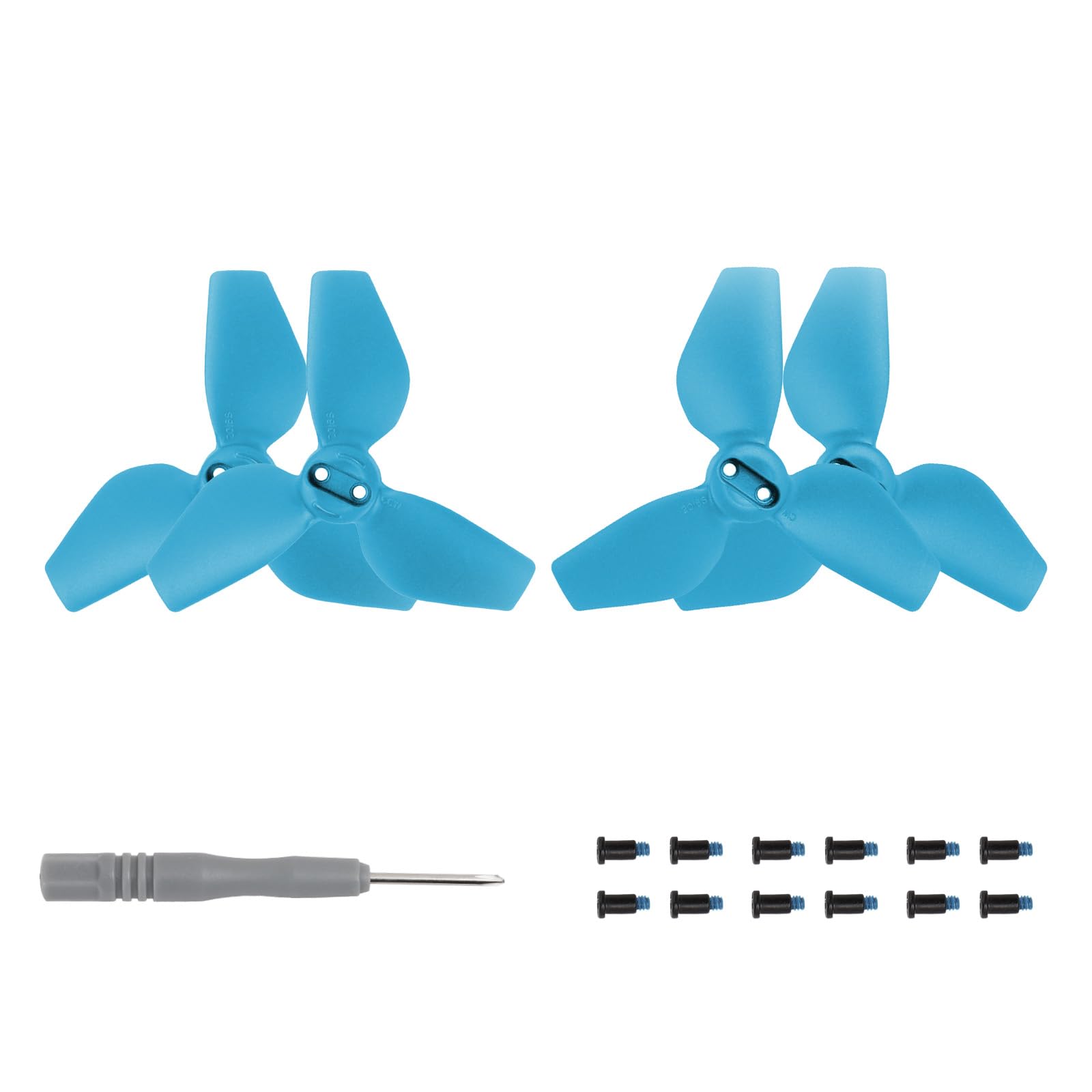 CERFFOOL Replacement Propeller for DJI NEO Lightweight Safe Multicoloured Available Low Noise Quick Release Lightweight Robust Drone Accessories (Blue for 2 works)