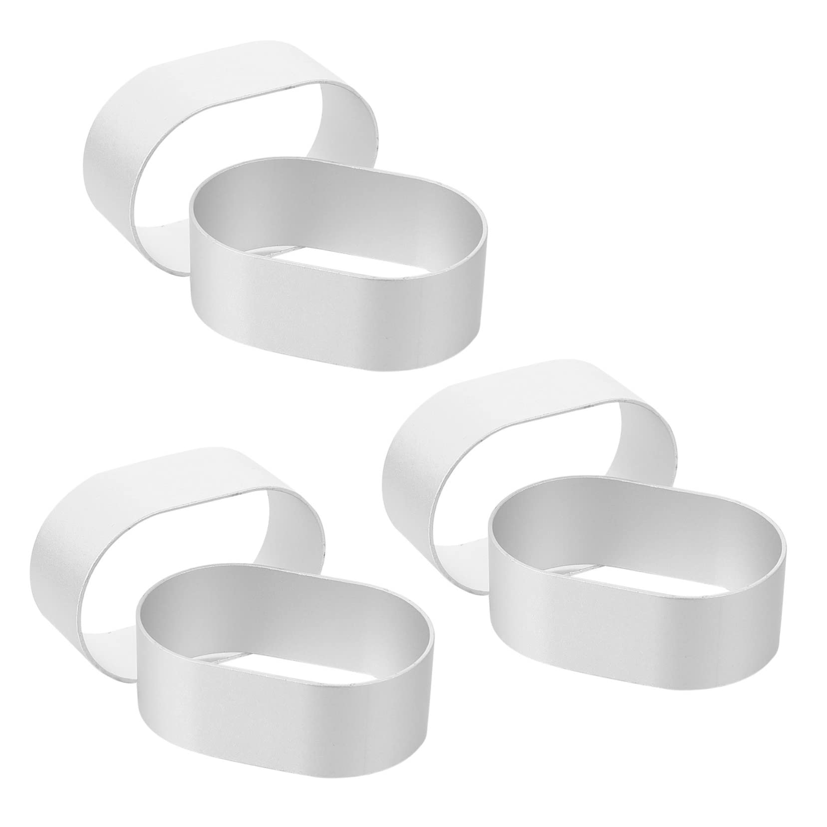 OFFSCH 6Pcs Half Baked Cheese Cake Mold Mousse Ring Baking Molds Home Bakeware for Cakes Biscuits and Pastries