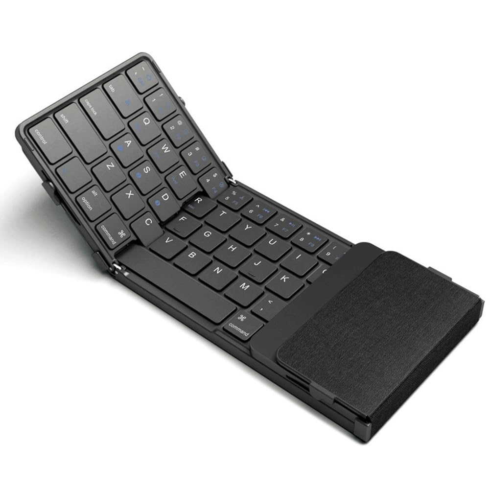 Teclado bluetooth plegable y teclado inalámbrico de pliegues recargable para tabletas 8