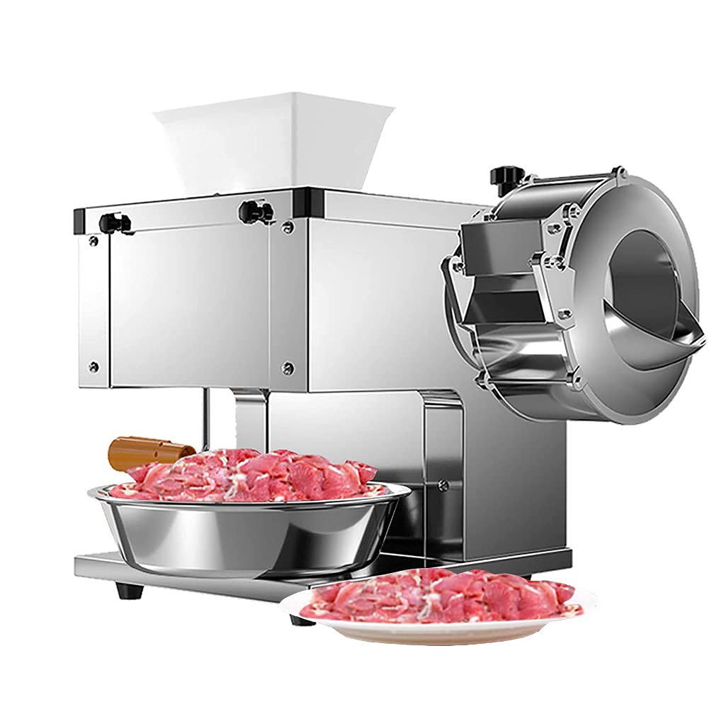 Cortadora Eléctrica Comercial, 850 W, Fileteador De Pescado, Cortadora Automática De Verduras, Picadora De Carne, Cortadora De Carne Pequeña De Acero Inoxidable, 3 Mm,