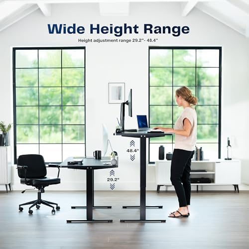 VIVO Black 60 x 30 in Standing Desk, DESK-KIT-1B6B-30 — view 6