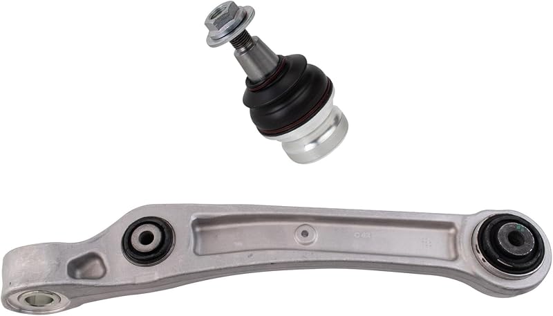 Braço de controle inferior dianteiro esquerdo com pivô TRQ para Audi – kit com 2 peças