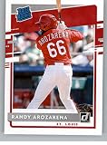 2020 Donruss Baseball #51 Randy Arozarena RC Rookie Card St. Louis Cardinals Official MLB PA Baseball Card in Raw (NM or Better) Condition