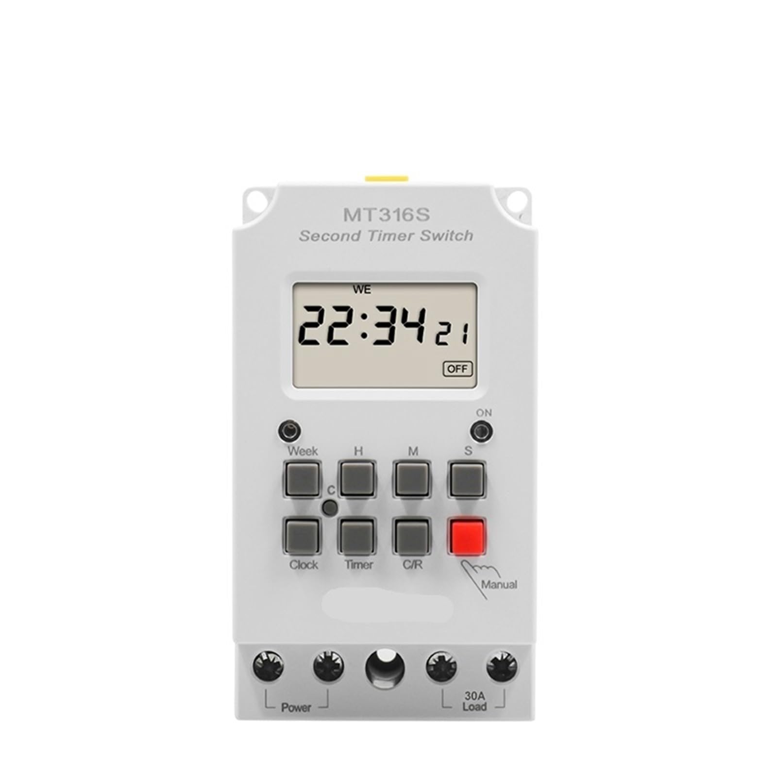 Pknaqwlsx C28 30A 220Vac Mt316s 220Vac 30A Digital Automatic Electronic Programmable Timer Switch With Temporizador Digital