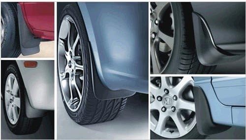 Parte trasera & Front coche accesorio Guardabarros Mud Flaps Splash Guardia Negro 4PCS apropiado para Hyundai Tucson 2013 2014
