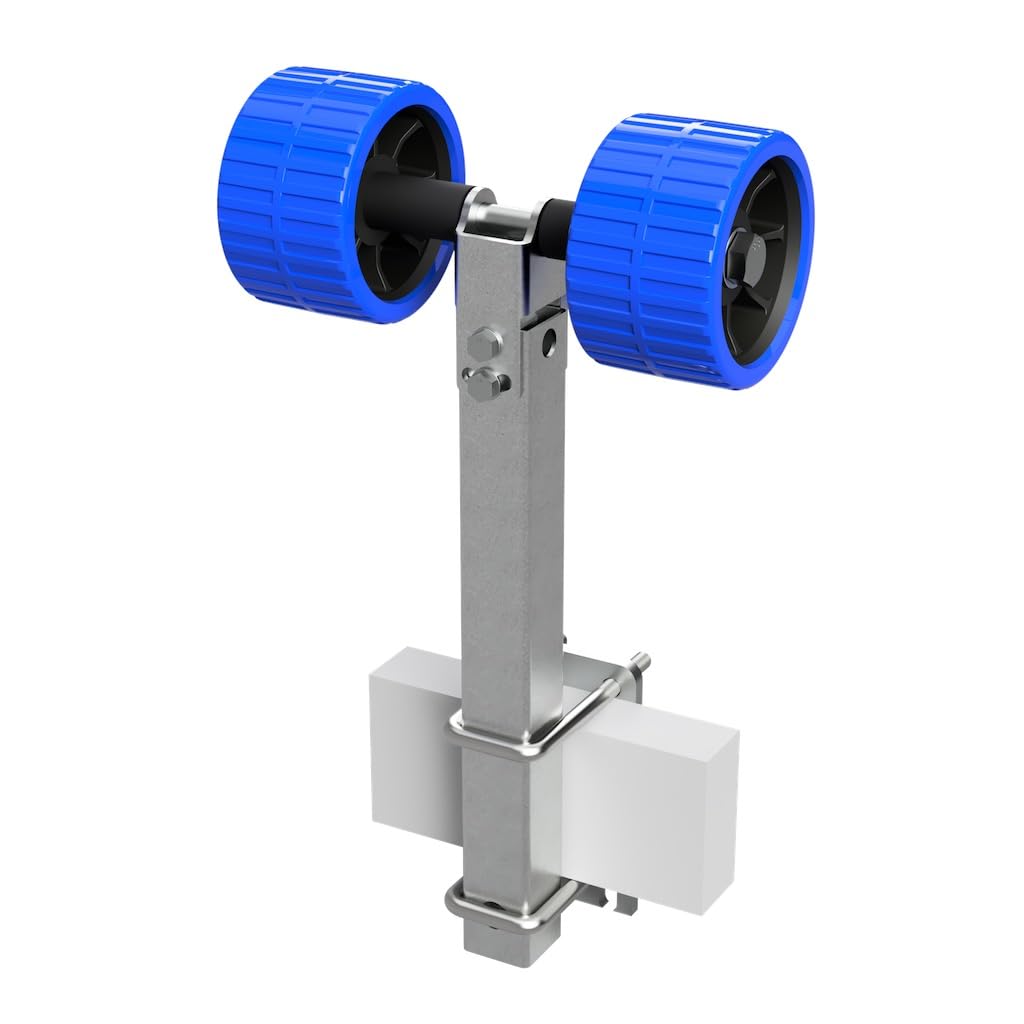 SUPROD 2 Volte Rulli a Pendolo Rotoli rimorchio de Barca Eva RKSRLB-2-EVA, Ø 120 mm