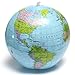 SHATCHI Inflatable World Globe Earth Map Geography Teacher Aid Ball Toy Gift 40 cm