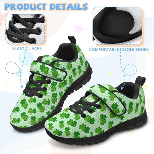 Shoes for Boys Girls Cozy Lightweight Anti-Slip Running Sneaker Hook and Loops School Athletic Tennis Sneakers for Children/Big Kids/Litter Boys Girls/Toddler3