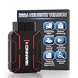 KONNWEI OBD2 Diagnosegerät Auto Scanner Alle System Scan, Obd2 Auslesegerät mit DTC-Definition, 8 Sprachen, Spannungserkennung, Lebenslange Kostenlose Updates, für iOS und Android