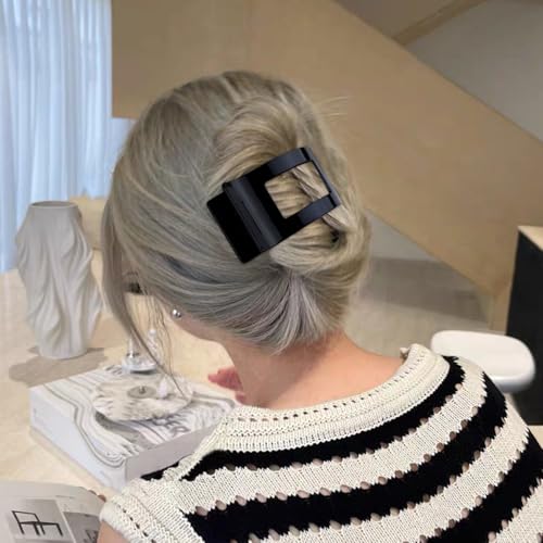 50% Off Velscrun Flat Hair Clips for Women - Strong Hold Matte Design