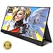 Produktbild Tragbarer Monitor USB C Monitor, UPERFECT 13,3 Zoll Portable Gaming Monitor IPS 1920X1080 FHD Ultradünner Display Bildschirm Typ-C Stromversorgung für PS3 / PS4 / X-Box/Raspberry Pi/PC/Mac
