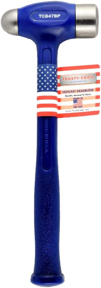 Ball Peen Dead Blow Hammer (36oz, Red)