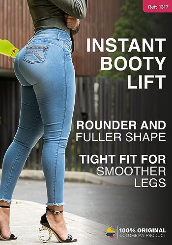 LT.ROSE High Waisted Colombian Jeans | Pantalones Colombianos Levanta Cola | Butt Lifting Jeans for Women2